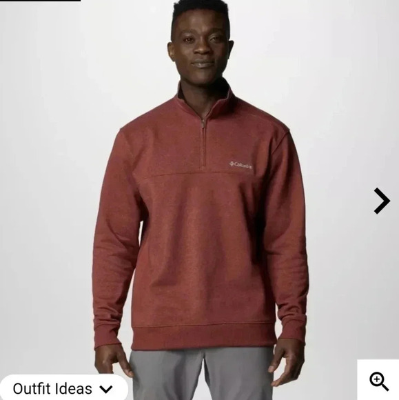 Columbia Hart Mountain II 1/4 Zip Fleece Pullover Sweatshirt Men's Size L - Picture 1 of 12